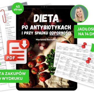 Ebook + jadłospis Akademia Odbudowy po Antybiotykach - Marianna Bachanek