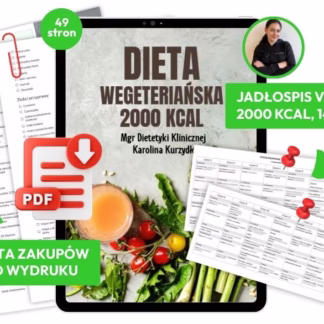 Ebook + jadłospis Dieta vege 2000 kcal Karolina Kurzydło (1)