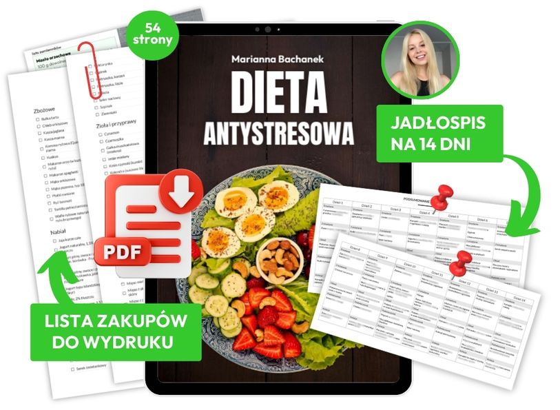 Ebook + jadłospis DietaAntystresowa - Marianna Bachanek