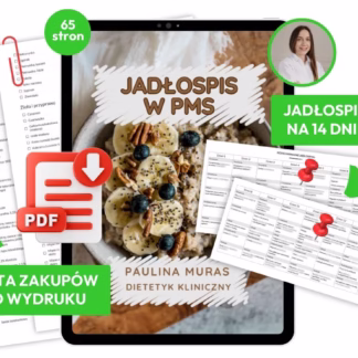 Ebook + jadłospis - Dieta przy PMS