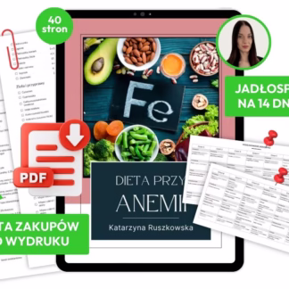 Ebook + jadłospis dieta przy anemii - Katarzyna Ruszkowska