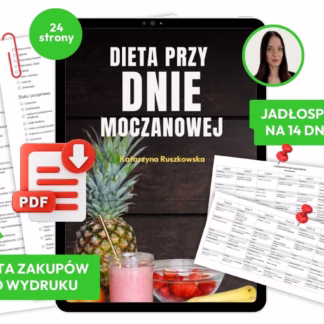 Ebook + jadłospis na 14 dni: Dieta przy dnie moczanowej (24 strony)