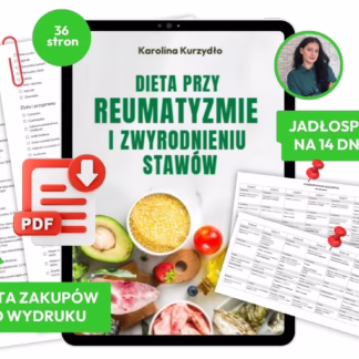 Ebook + jadłospis na 14 dni: Dieta przy reumatyzmie i zwyrodnieniu stawów